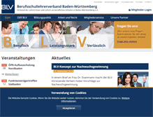 Tablet Screenshot of blv-bw.de